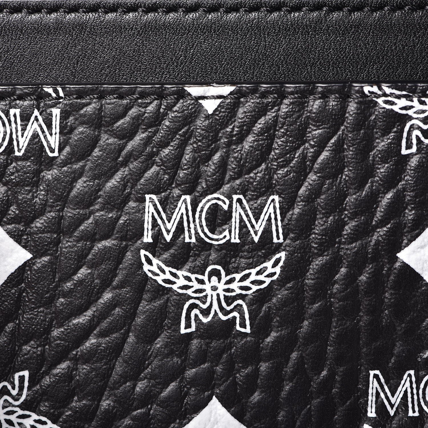 MCM Visetos Patricia Wallet On Chain Black 10 of 14