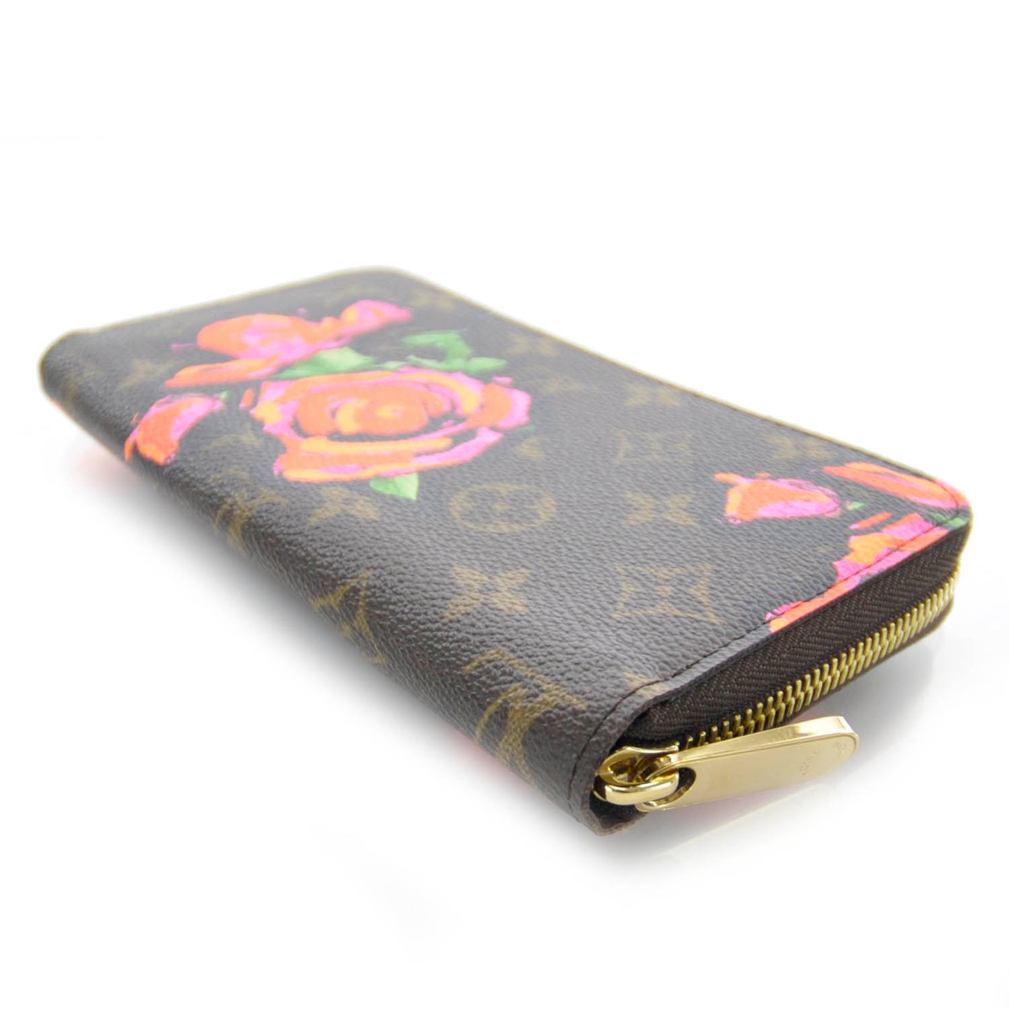 Monogram Roses Zippy Wallet