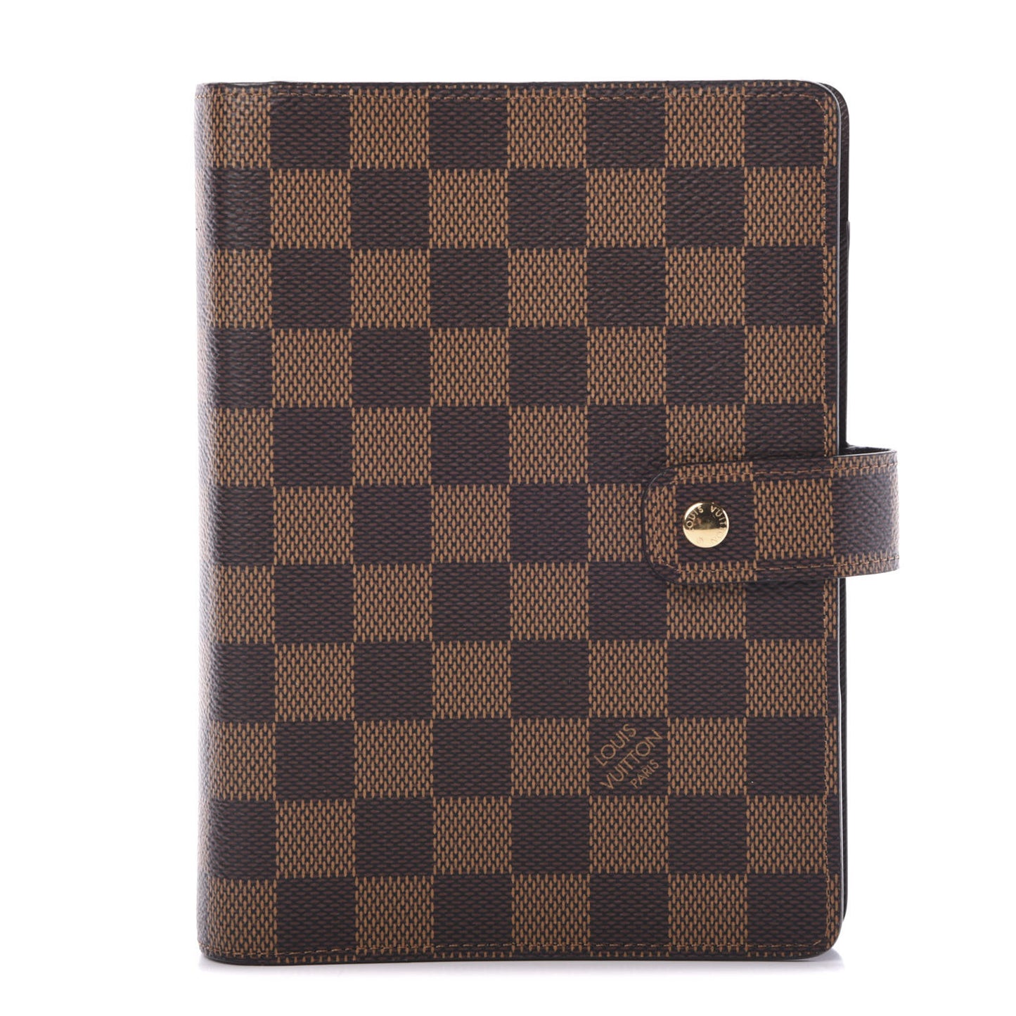 Damier Ebene Medium Ring Agenda Cover