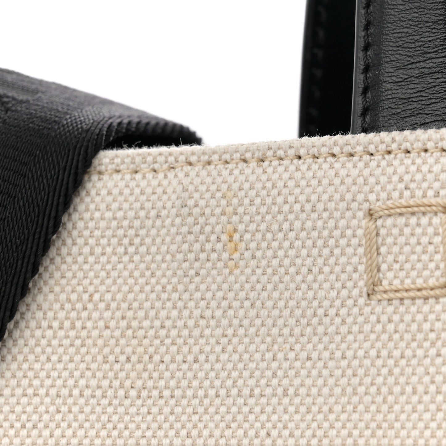 Canvas Medium G-Tote Beige Black