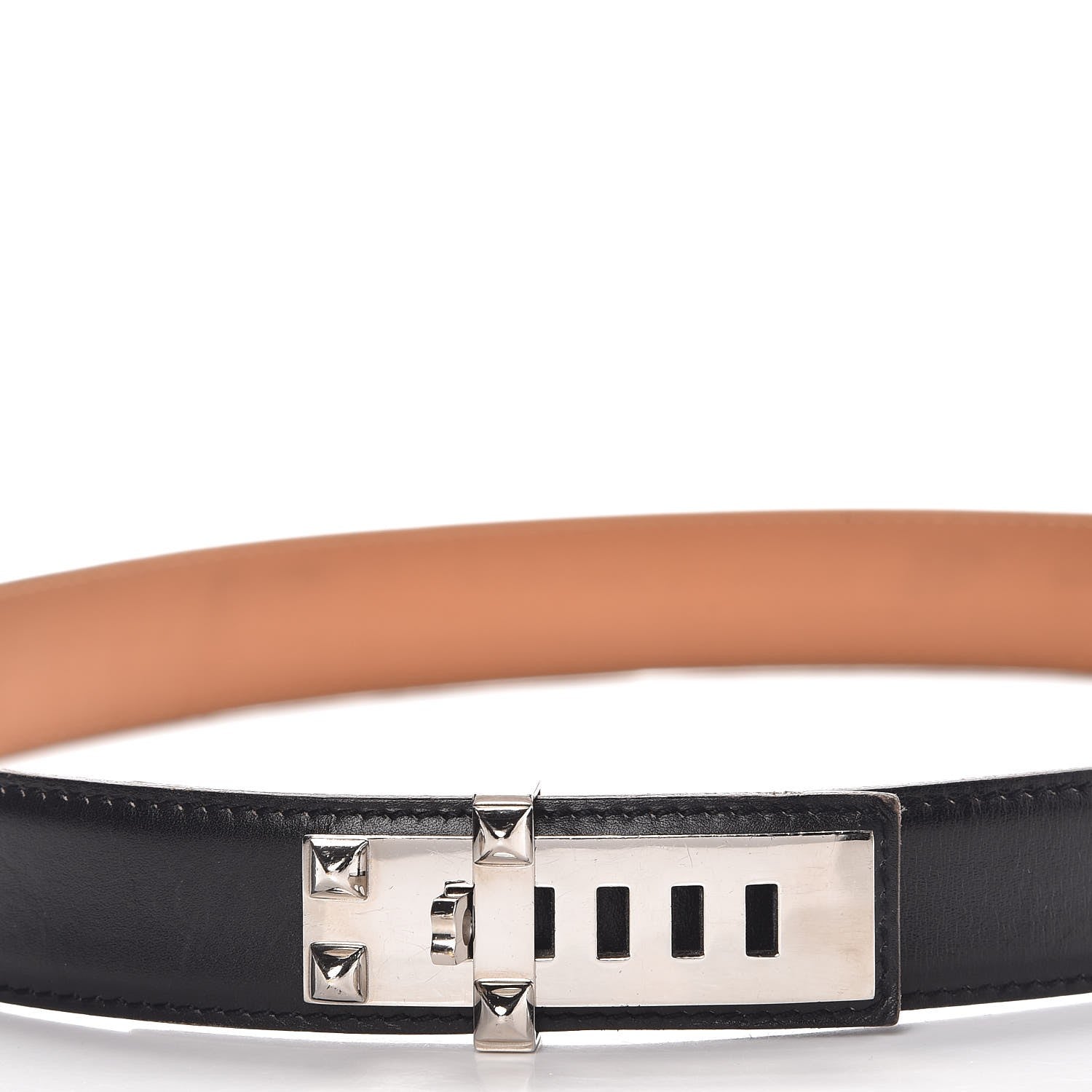 Hermes Box Collier De Chien CDC Belt 80 Black 8 of 9