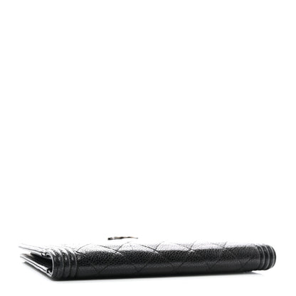 Chanel Caviar Quilted Boy Yen Wallet Black 4 of 11