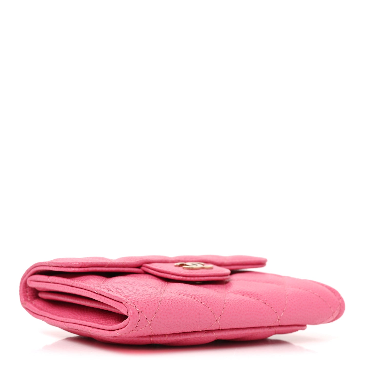 Chanel Caviar Quilted Coin Purse Pink 4 of 8