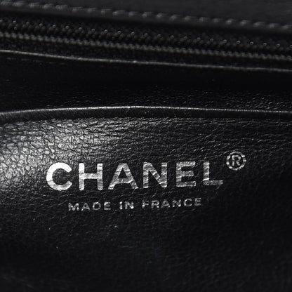 Chanel Crumpled Calfskin Quilted Mini Rectangular Flap So Black 6 of 15