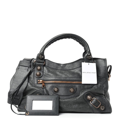 Balenciaga Agneau Giant 21 Rose Gold Hardware City Anthracite 3 of 11