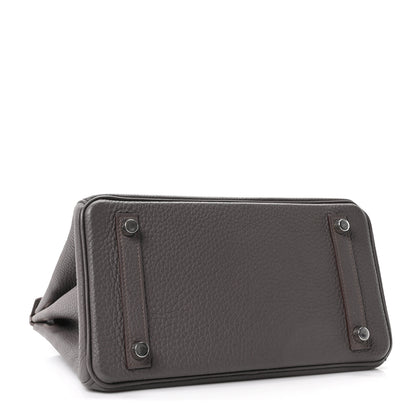 Hermes Togo Birkin 25 Etain 4 of 10