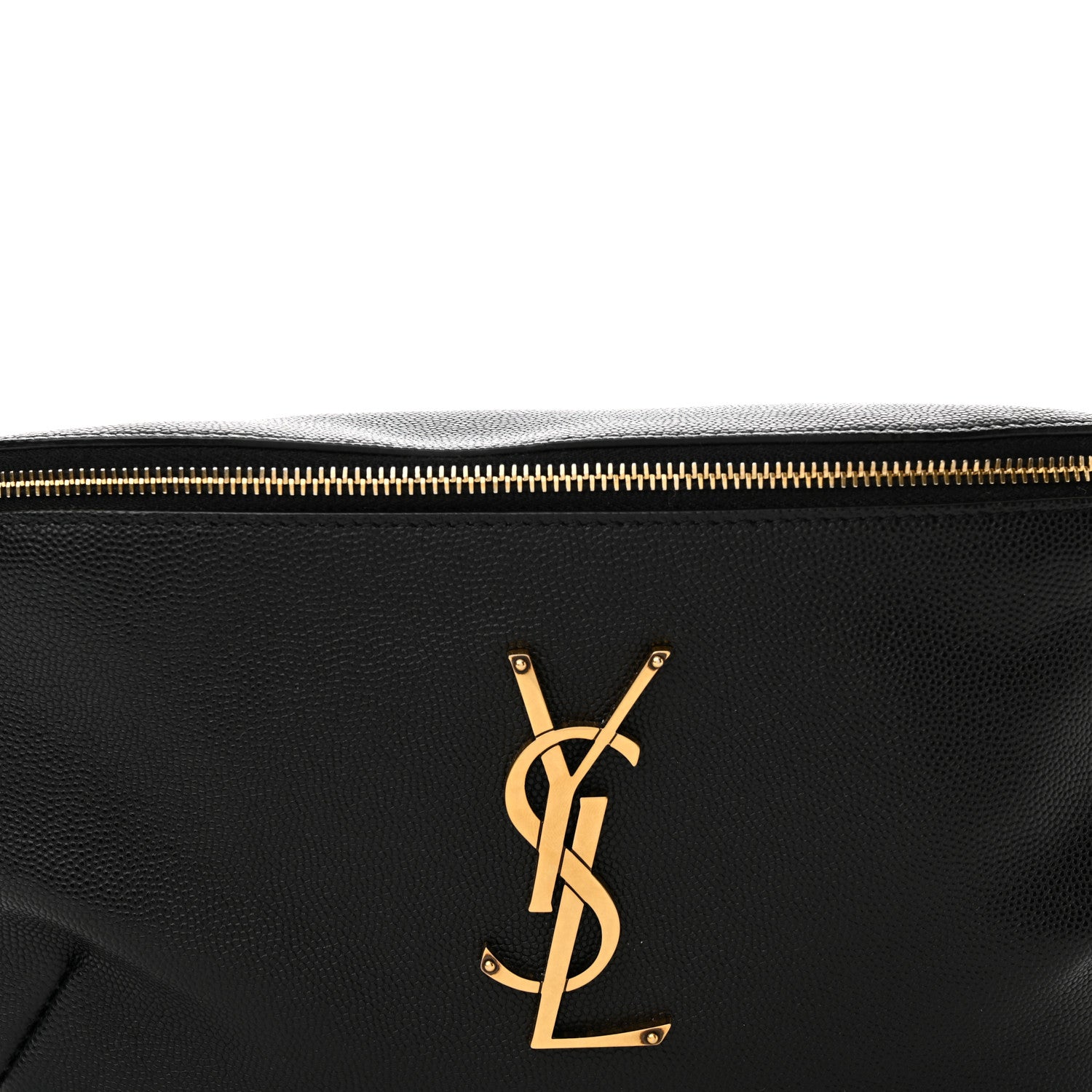 Saint Laurent Grain De Poudre Monogram Belt Bag Black 8 of 11