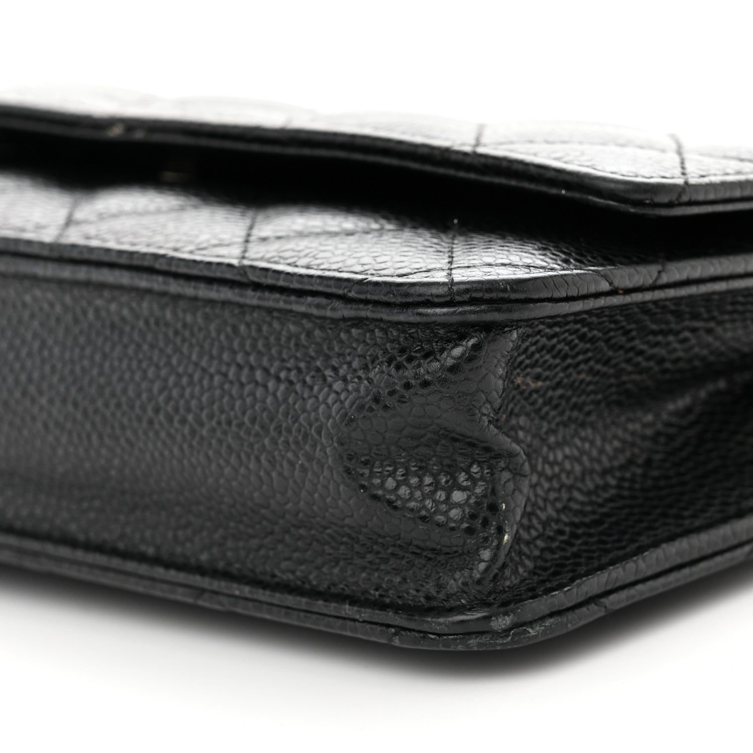 Chanel Caviar Quilted Wallet on Chain WOC Black 11 of 15