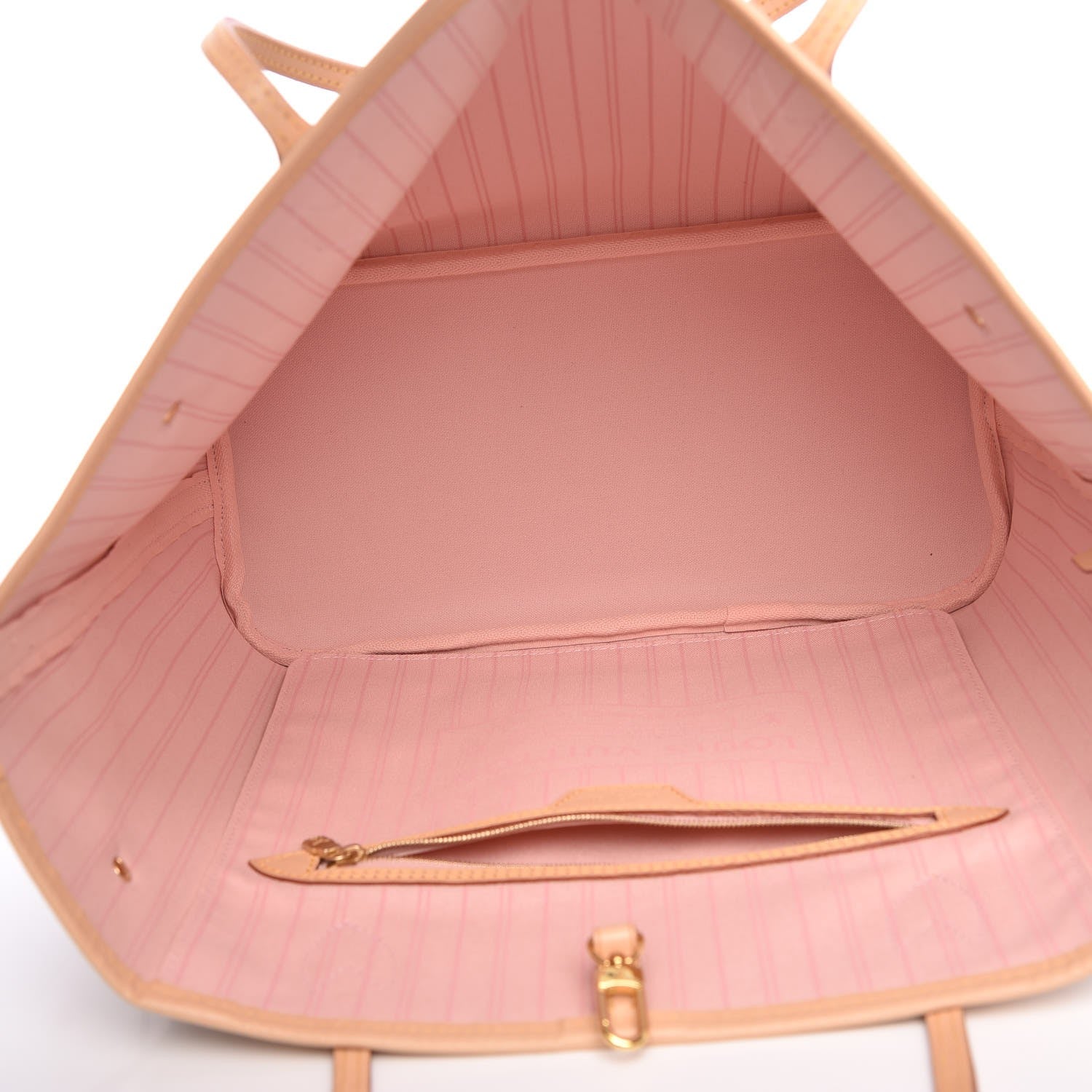 Louis Vuitton Damier Azur Neo Neverfull MM Rose Ballerine 6 of 10
