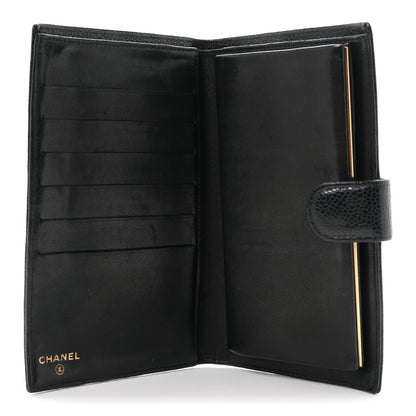 Chanel Caviar Timeless CC French Wallet Black 5 of 8