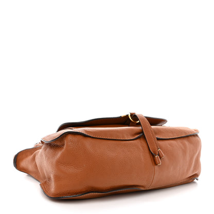 Chloe Calfskin Large Marcie Satchel Tan 4 of 13