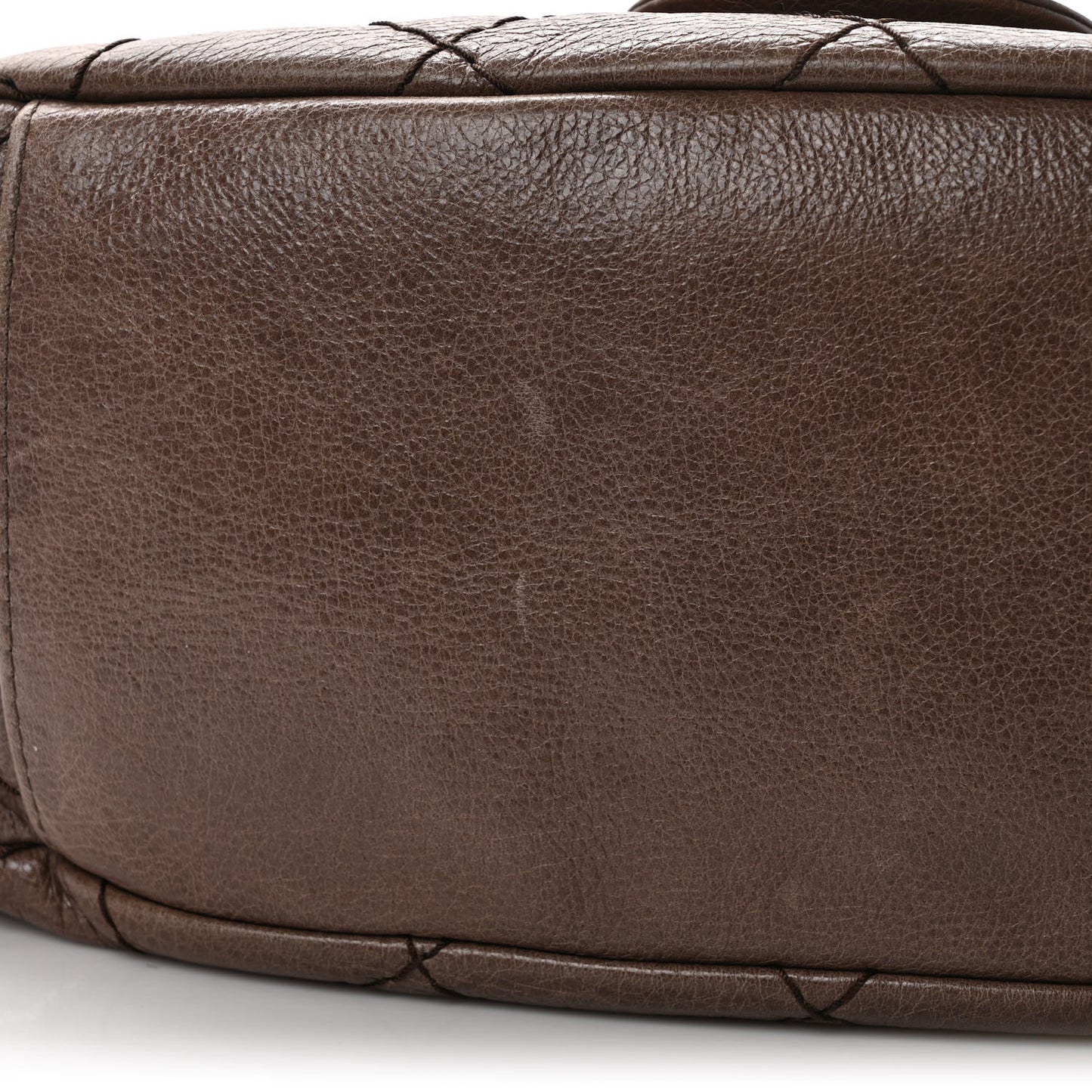 Glazed Calfskin Stitched XL On The Road Flap Brown