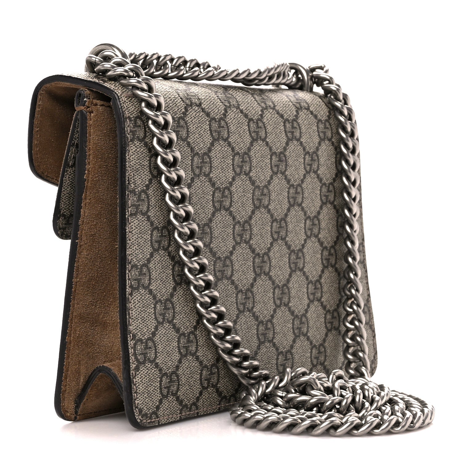 Gucci GG Supreme Monogram Mini Dionysus Shoulder Bag Taupe 3 of 11