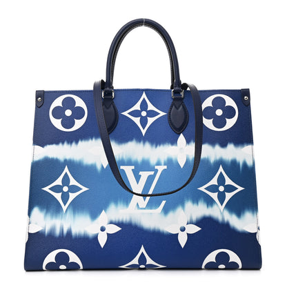 Louis Vuitton Monogram Escale Onthego GM Blue 1 of 11