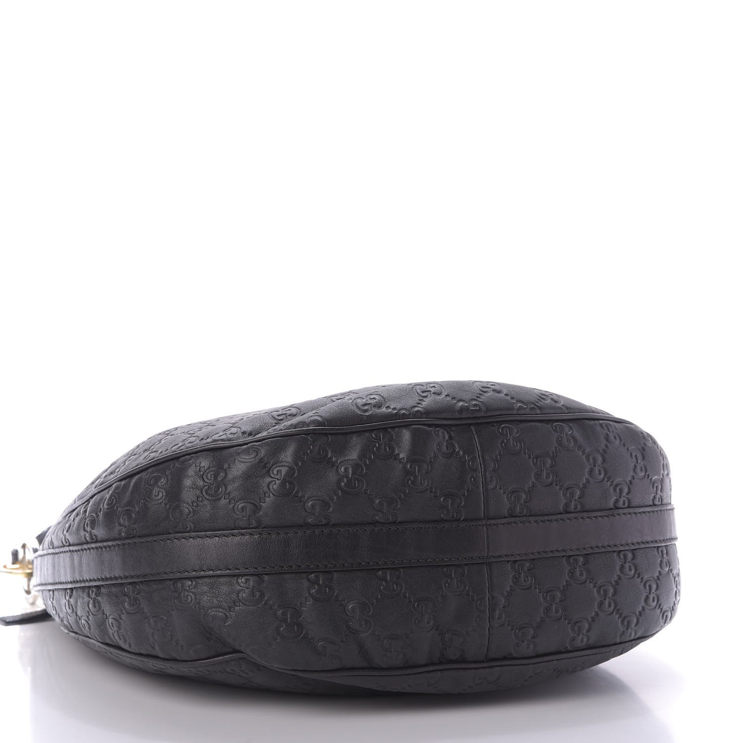 Guccissima Medium GG Twins Hobo Black