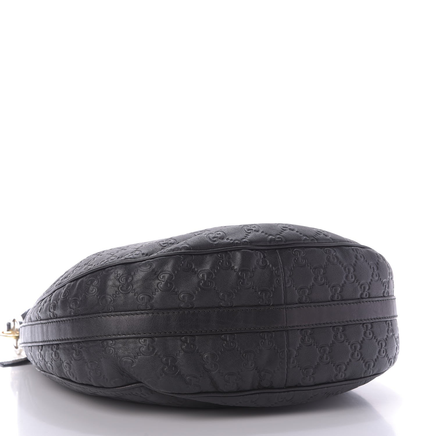 Gucci Guccissima Medium GG Twins Hobo Black 4 of 9