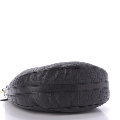 Gucci Guccissima Medium GG Twins Hobo Black 4 of 9