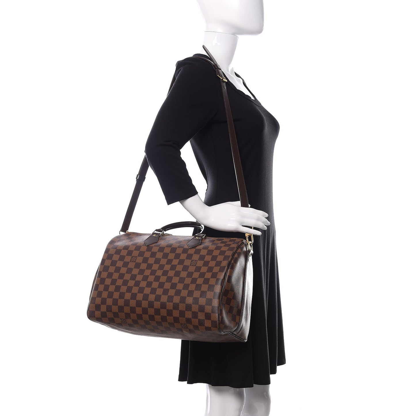 Damier Ebene Speedy Bandouliere 35