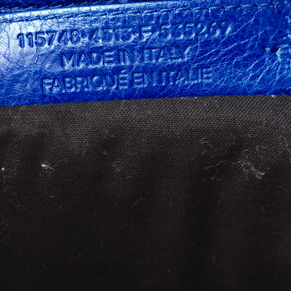 Balenciaga Agneau Classic Hardware City Bleu Lazuli 7 of 9
