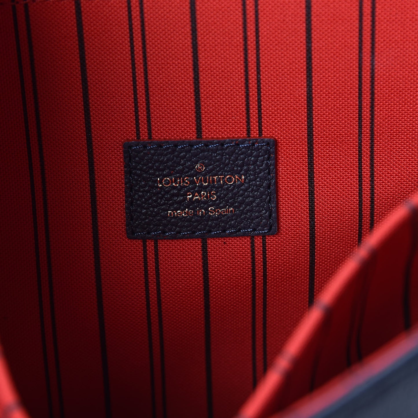 Empreinte Pochette Metis Marine Rouge