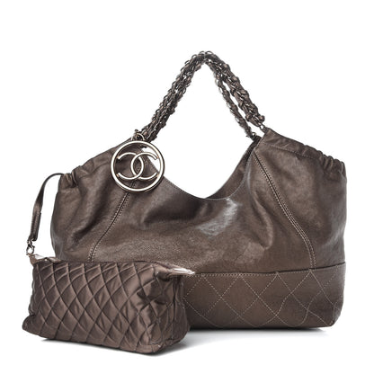 Chanel Metallic Calfskin Baby Coco Cabas Bronze 1 of 10