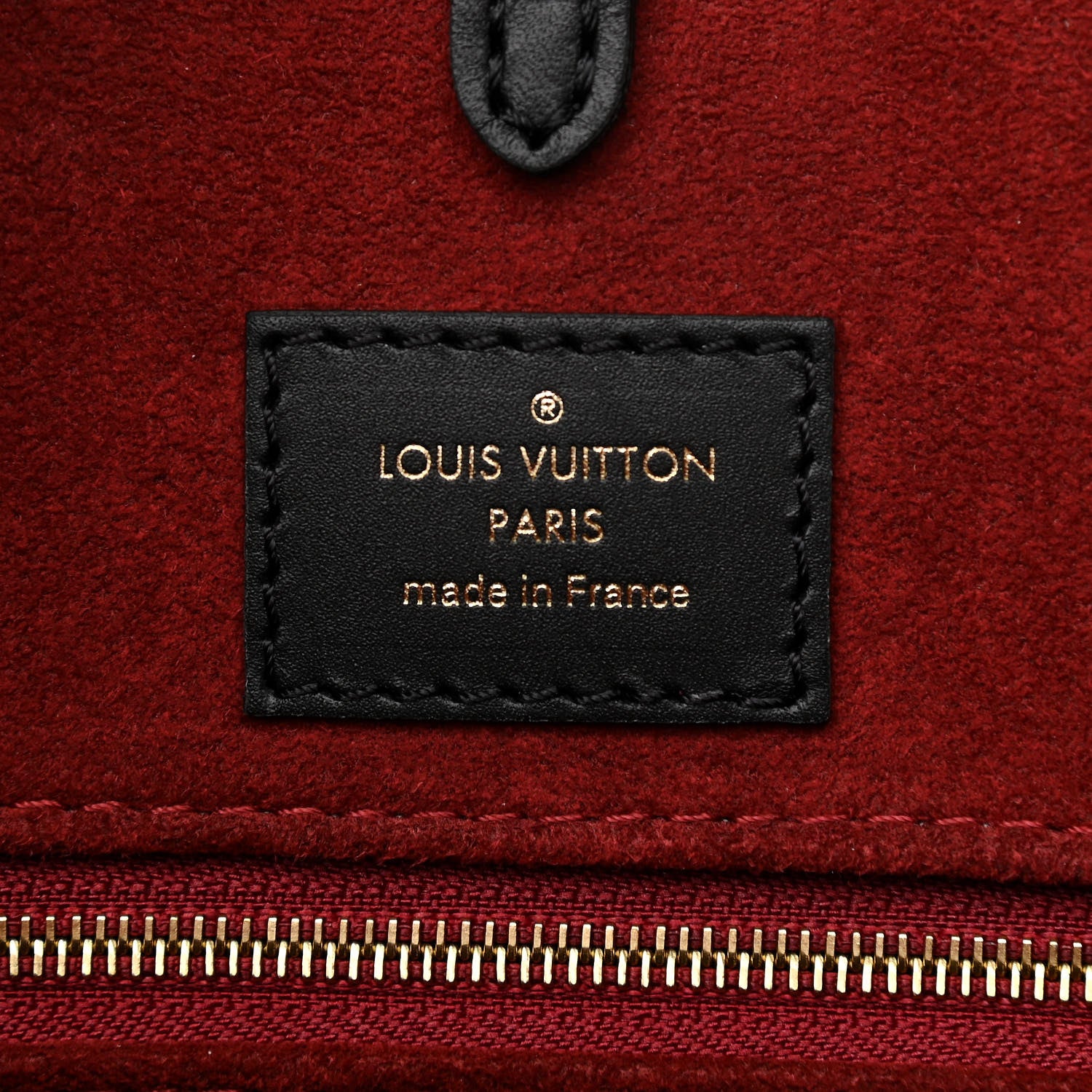 Louis Vuitton Empreinte Monogram Giant Onthego MM Black Beige 6 of 9