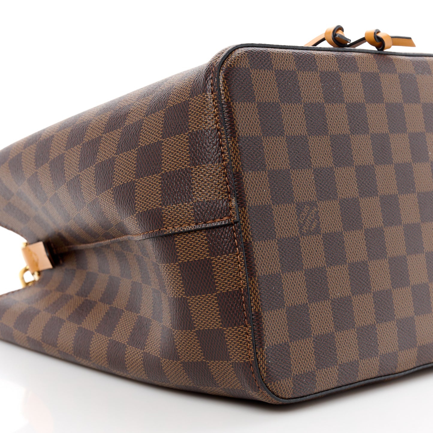 Damier Ebene Neonoe MM Safran