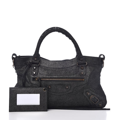 Balenciaga Craquele Calfskin First Black 1 of 7