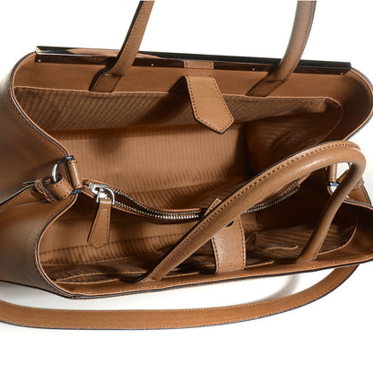 Fendi Vitello Elite Regular 2Jours Tote Orzo 5 of 9
