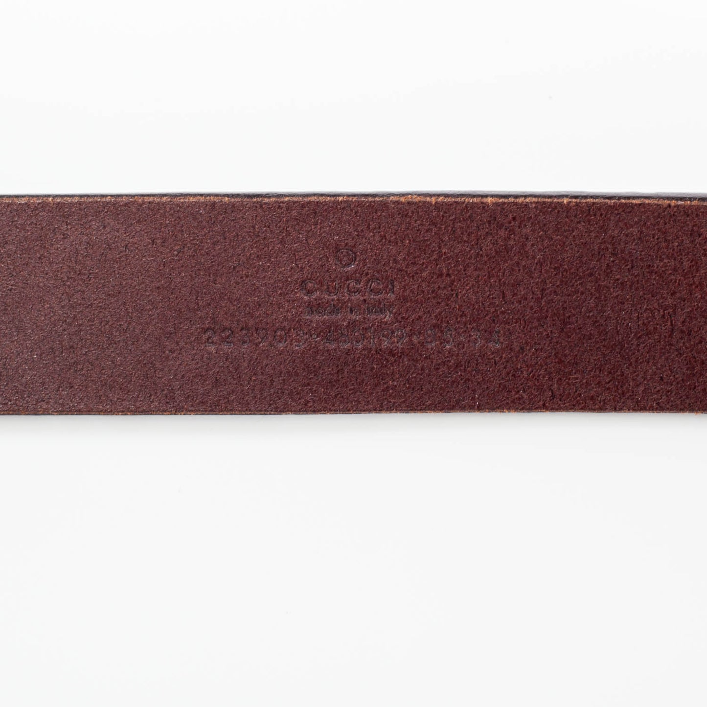 Guccissima Leather Belt 85 34