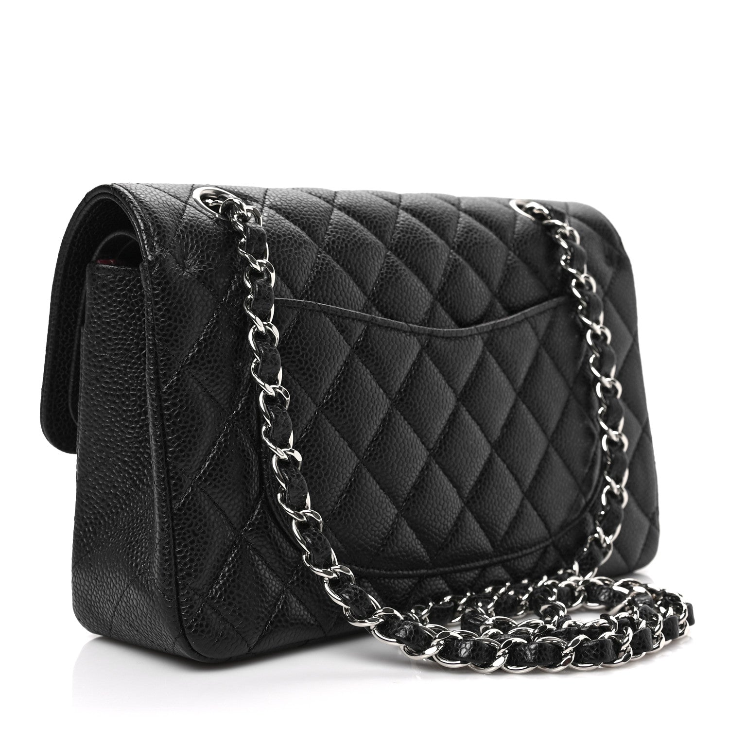 Chanel Caviar Quilted Small Double Flap Black 3 of 8