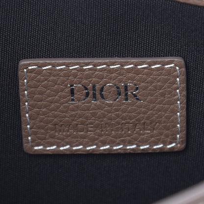 Christian Dior X KAWS Grained Calfskin Saddle Pouch Marron Multicolor 6 of 7
