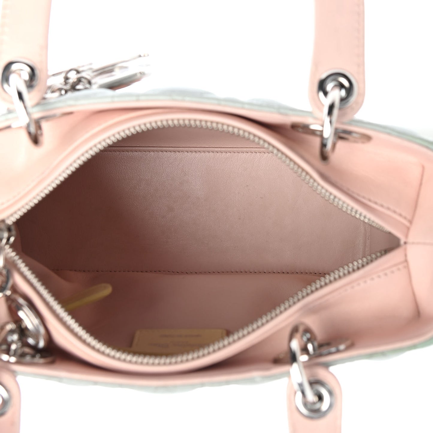 Lambskin Cannage Medium Tri-Color Lady Dior Multicolor