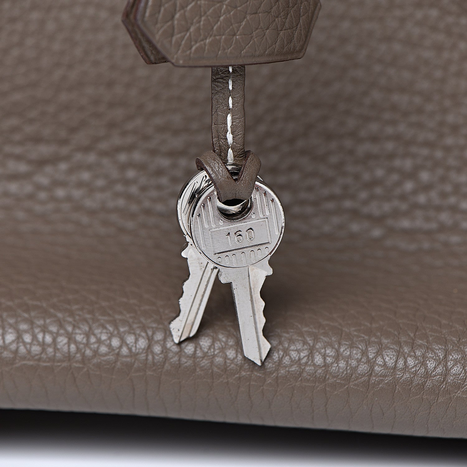 Hermes Taurillon Clemence Birkin 35 Etoupe 15 of 38