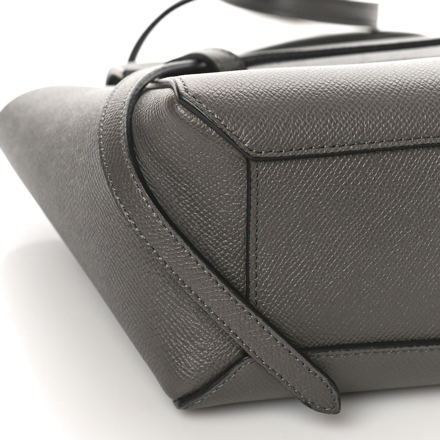 Celine Grained Calfskin Nano Belt Bag Grey 6 of 7