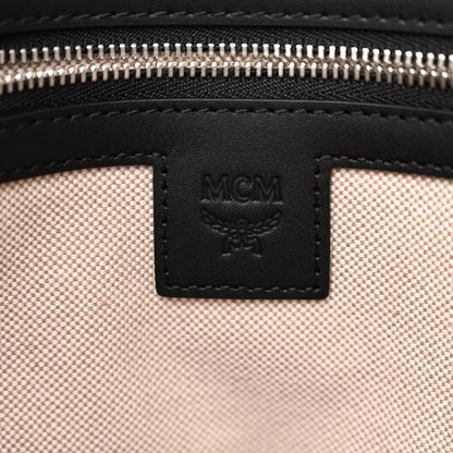 MCM Visetos Medium Delmy Shopper Tote Black 6 of 10