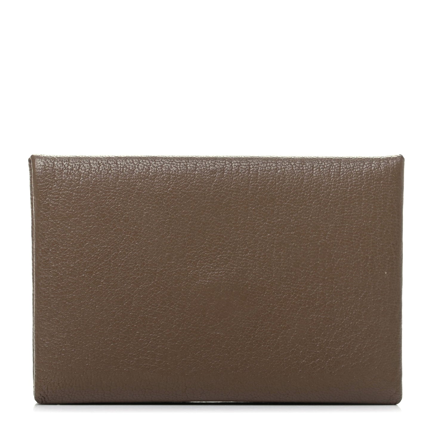 Chevre Mysore Calvi Card Case Etoupe