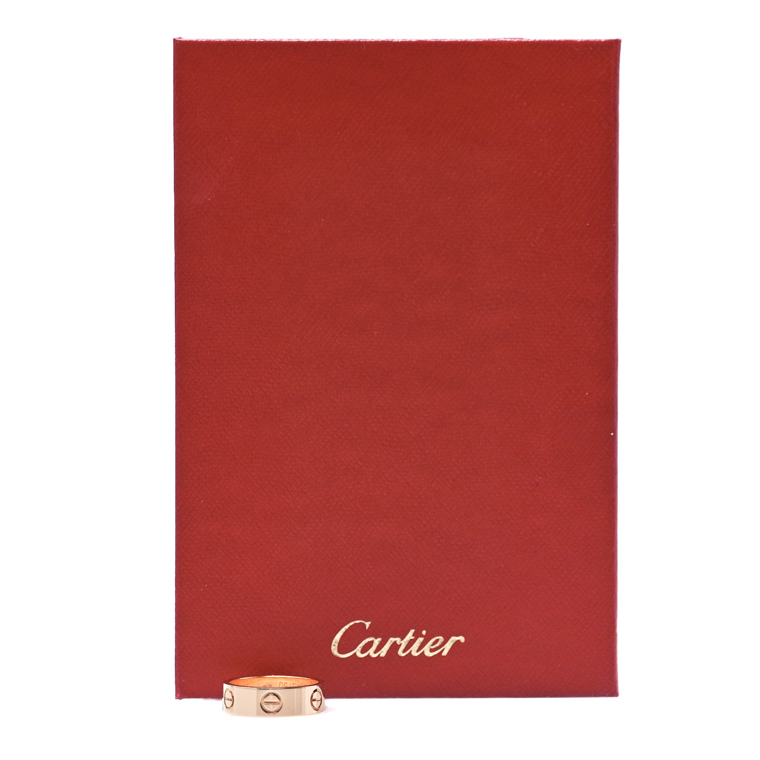 Cartier 18K Pink Gold 5.5mm LOVE Ring 51 5.75 5 of 5