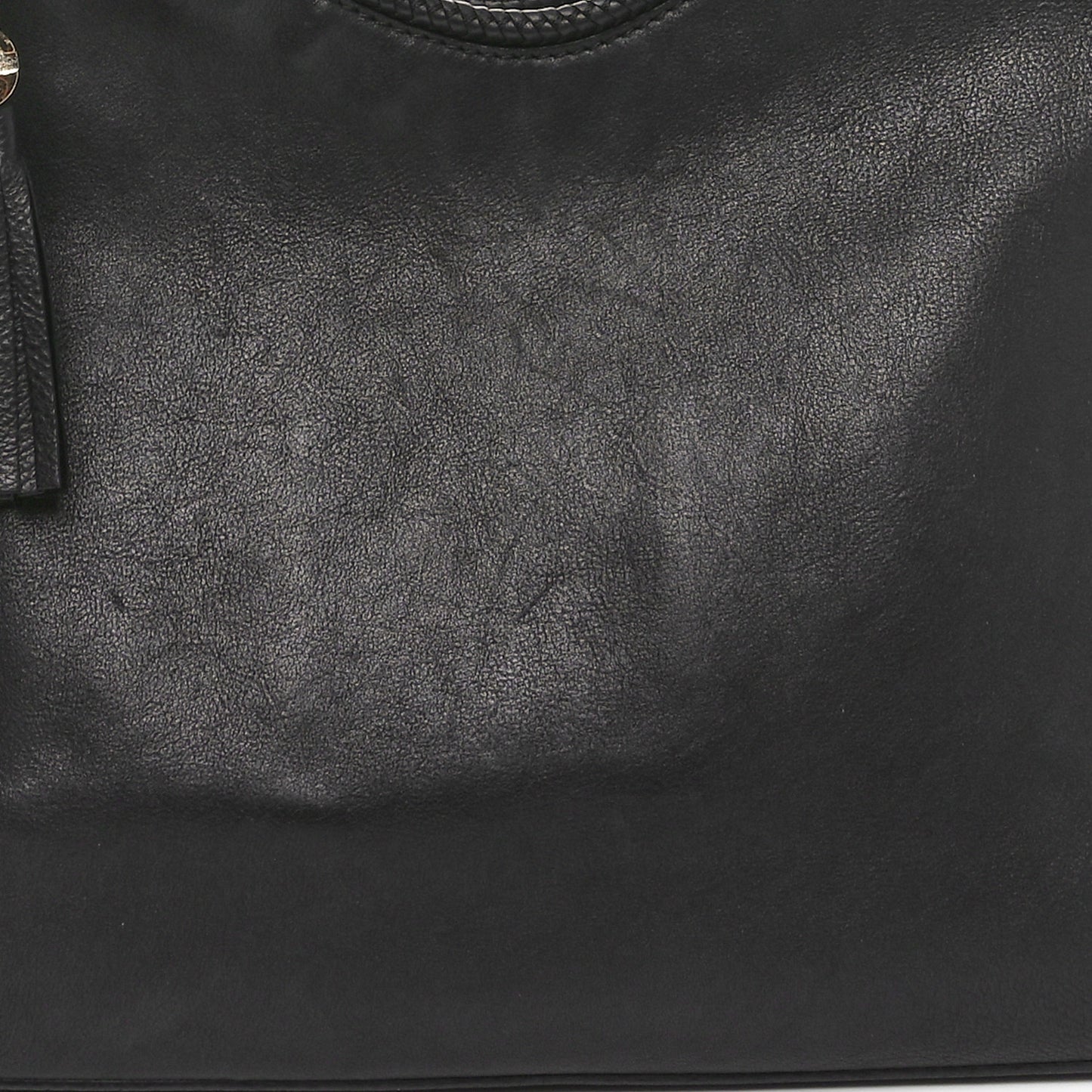 Pebbled Calfskin Medium Marrakech Hobo Black