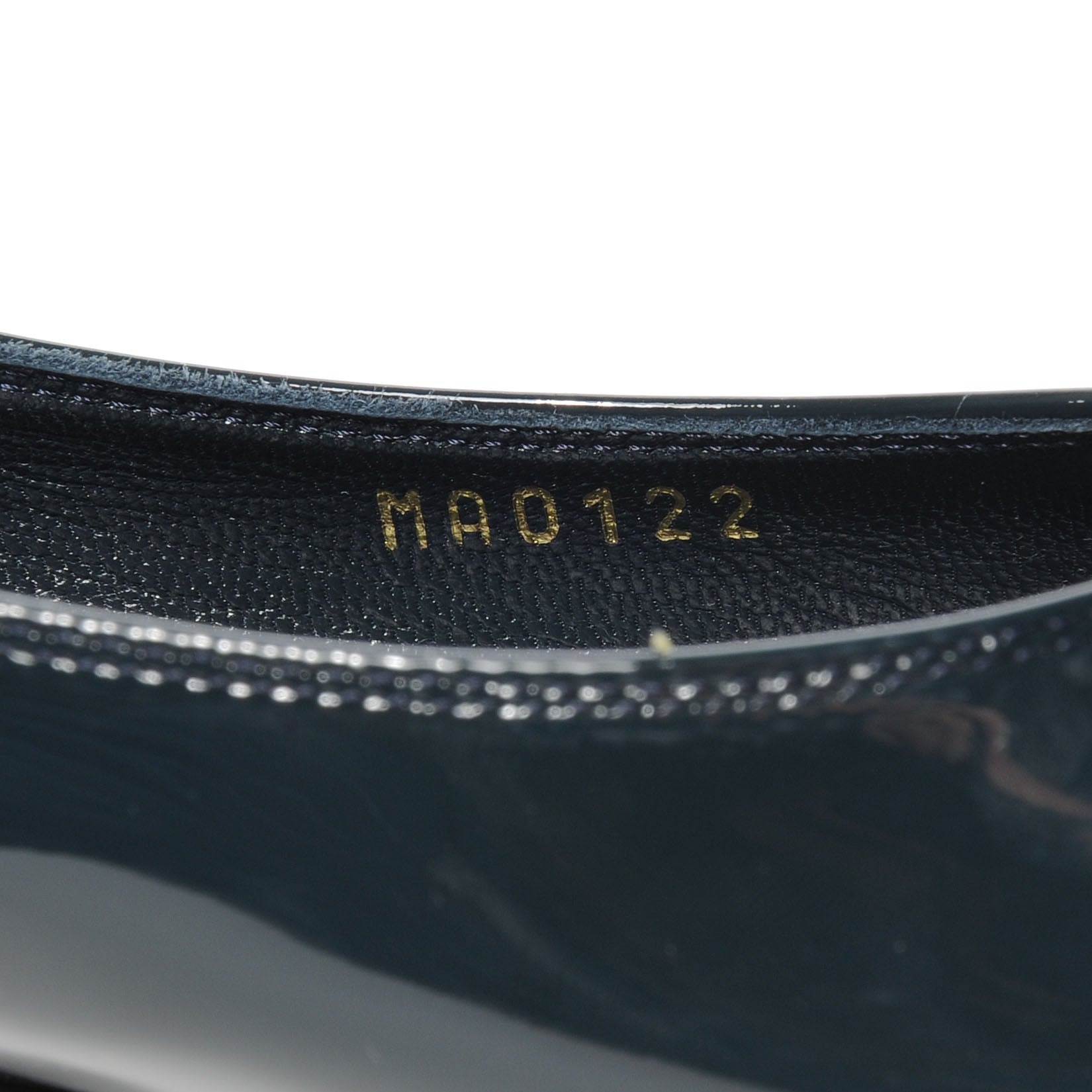 Louis Vuitton Patent Calfskin Lou Flats Marine 40 7 of 7
