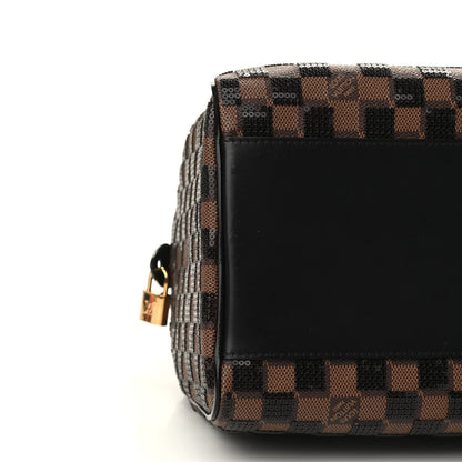 Louis Vuitton Damier Paillettes Speedy 30 Black 8 of 9