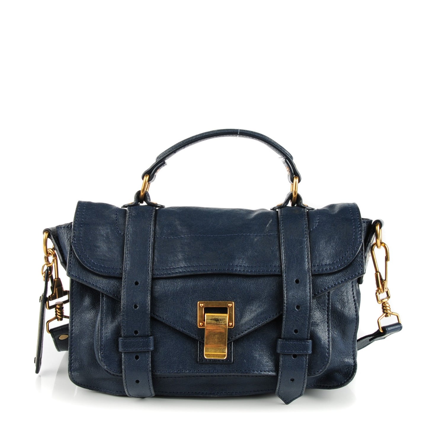 Lambskin Tiny PS1 Satchel Midnight