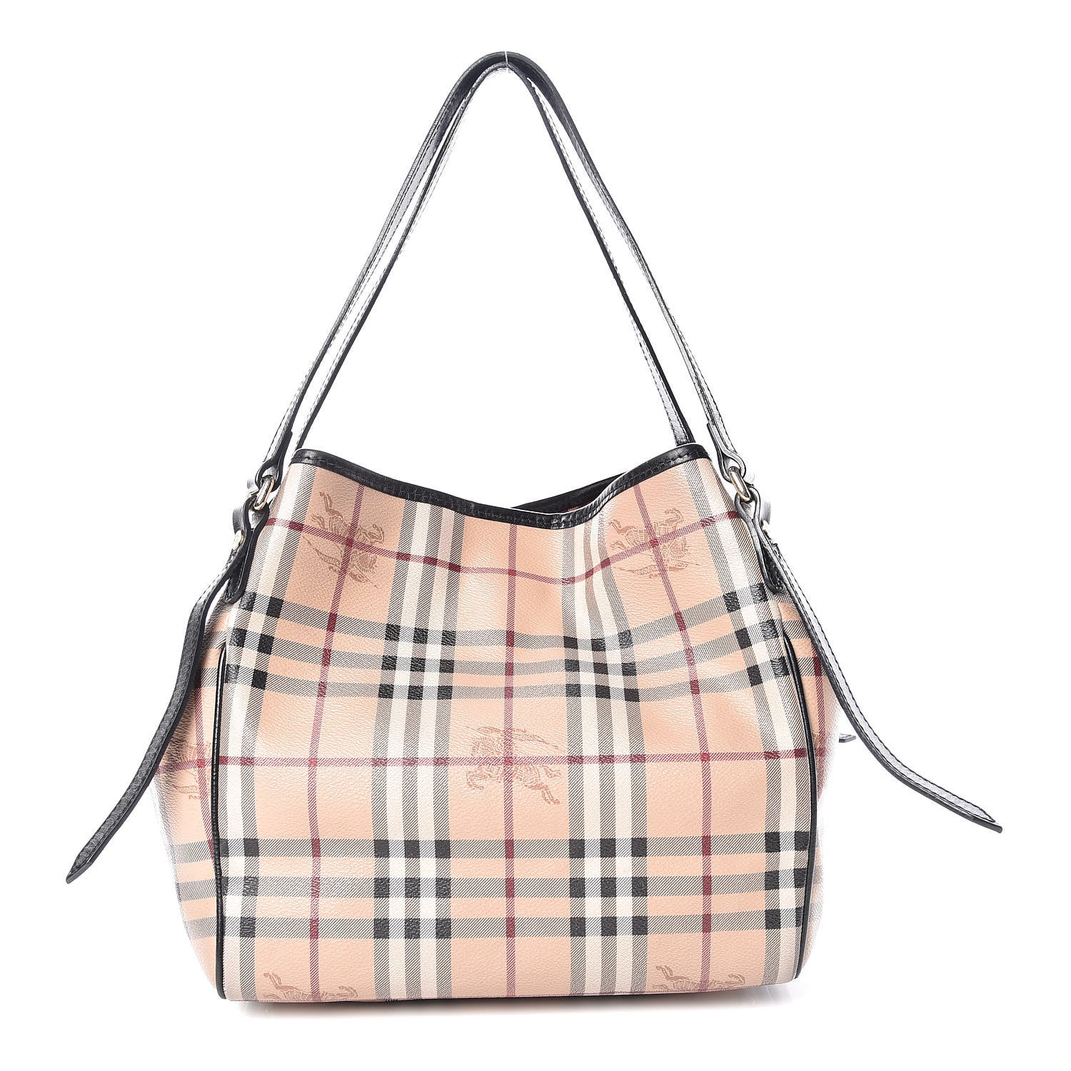 Burberry Haymarket Check Small Canterbury Tote Black 1 of 14