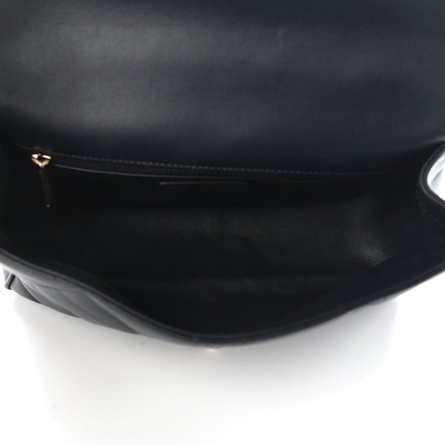 Lambskin Quilted Easy Carry Flap Navy