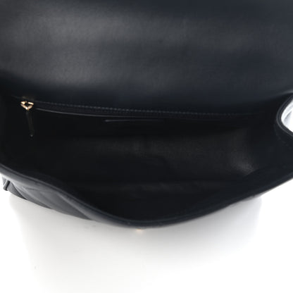 Chanel Lambskin Quilted Easy Carry Flap Navy 5 of 9