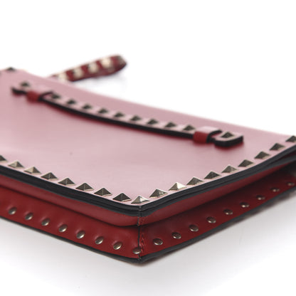 Valentino Garavani Nappa Rockstud Wristlet Clutch Rosso Valentino 7 of 8