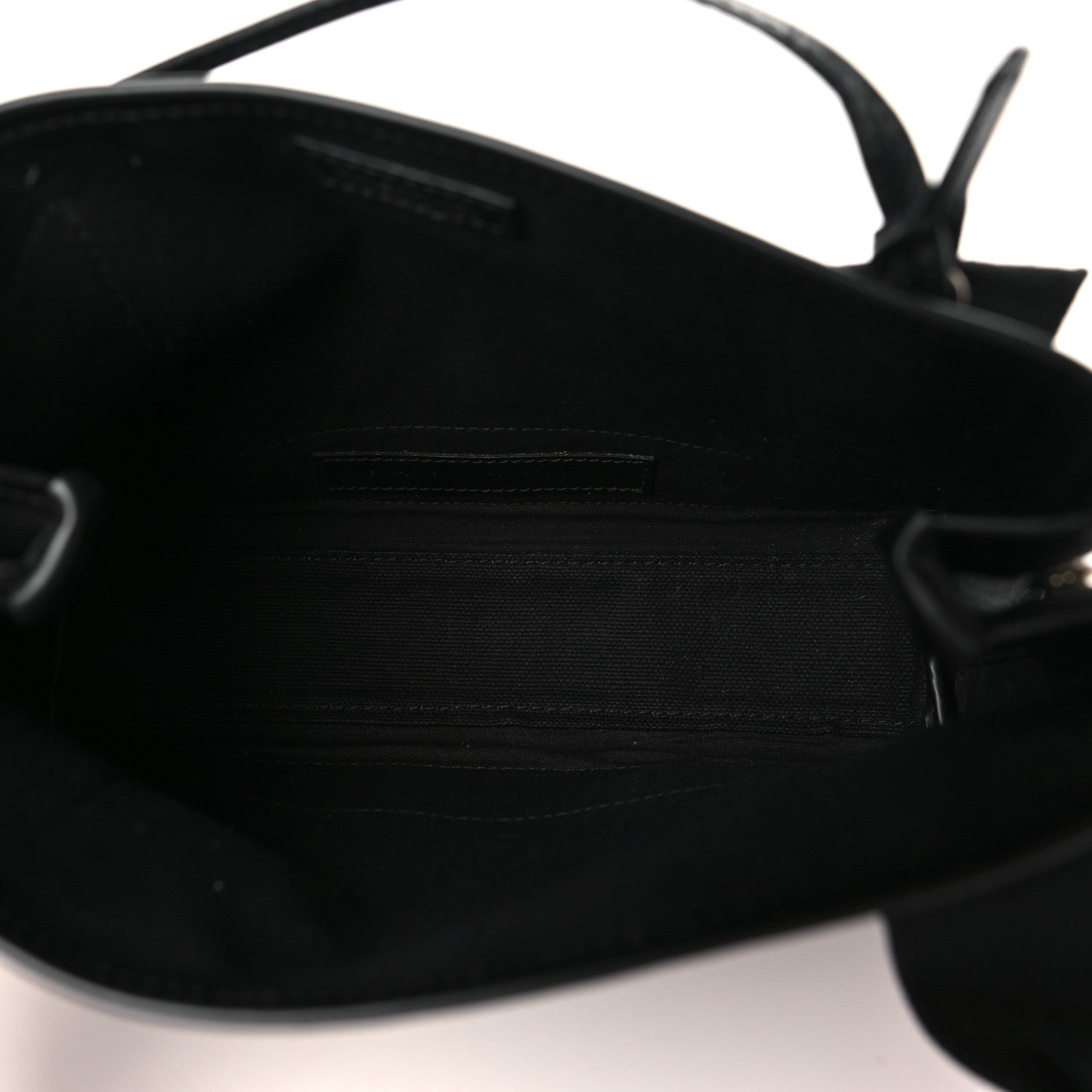 Balenciaga Cotton Canvas Calfskin Navy Cabas XS Black 5 of 9