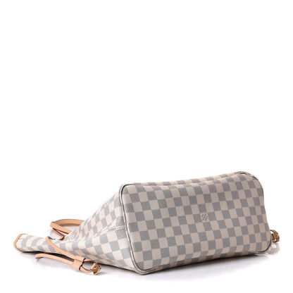 Louis Vuitton Damier Azur Neo Neverfull MM Rose Ballerine 6 of 10