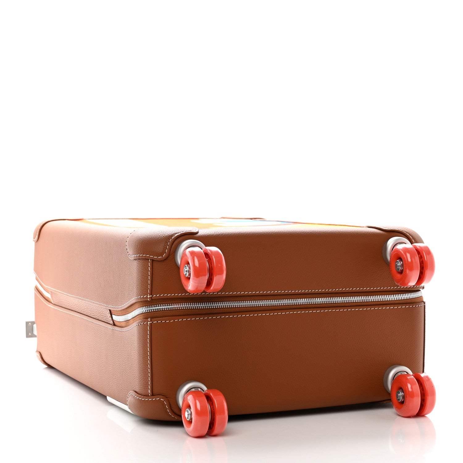 Hermes Canvas Taurillon Regate RMS Rolling Trolley Luggage Multicolor 4 of 13