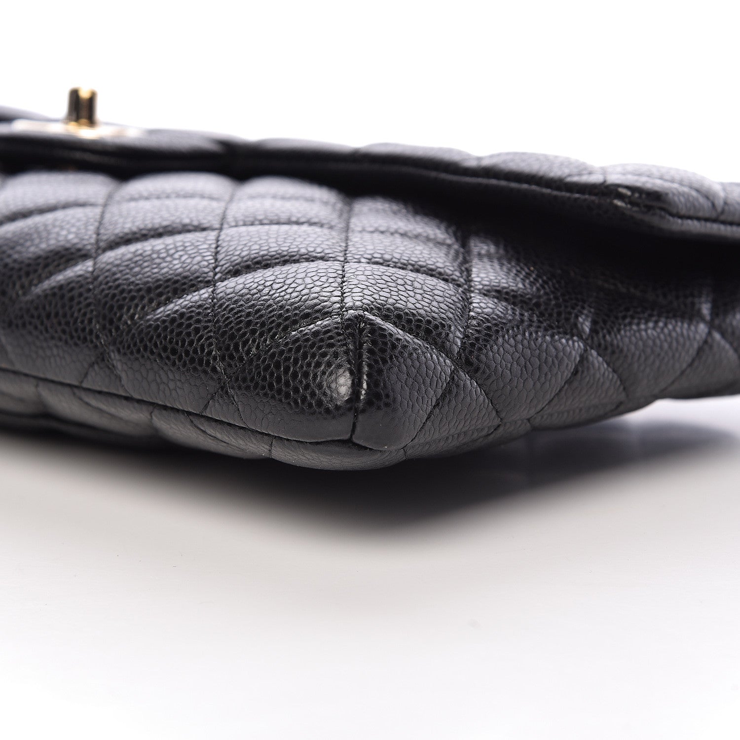 Chanel Caviar Quilted Flap Clutch Black 9 of 9